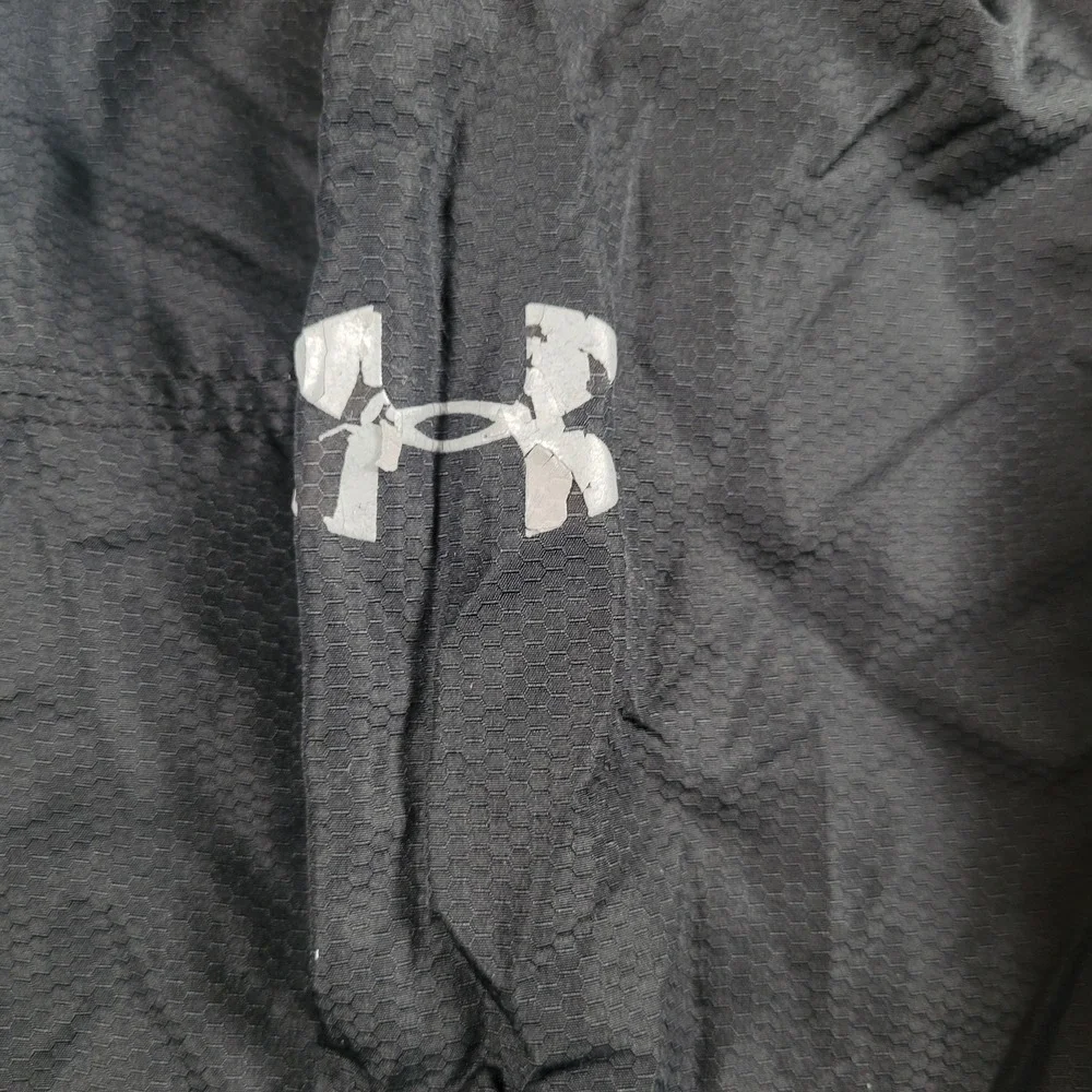AT&T Pebble Beach Pro-Am Jacket Mens Large Under Armour Black Golf Windbreaker
